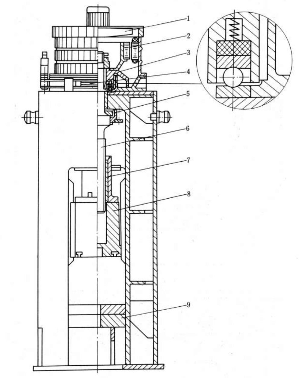transmission principle of electric screw press machine